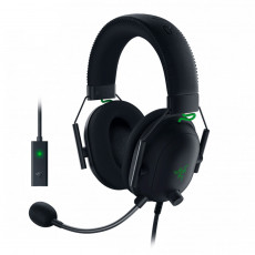 هدست گیمینگ با سیم ریزر مدل BLACKSHARKv2 همراه با کارت صدا